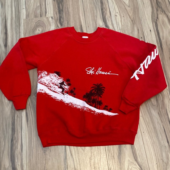 Vintage Ski Hawaii Sweatshirt size Small - Picture 1 of 4